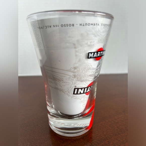 Six Martini & Rossi Promotional Advertising Collector Glasses Vermouth Barware - Picture 7 of 9